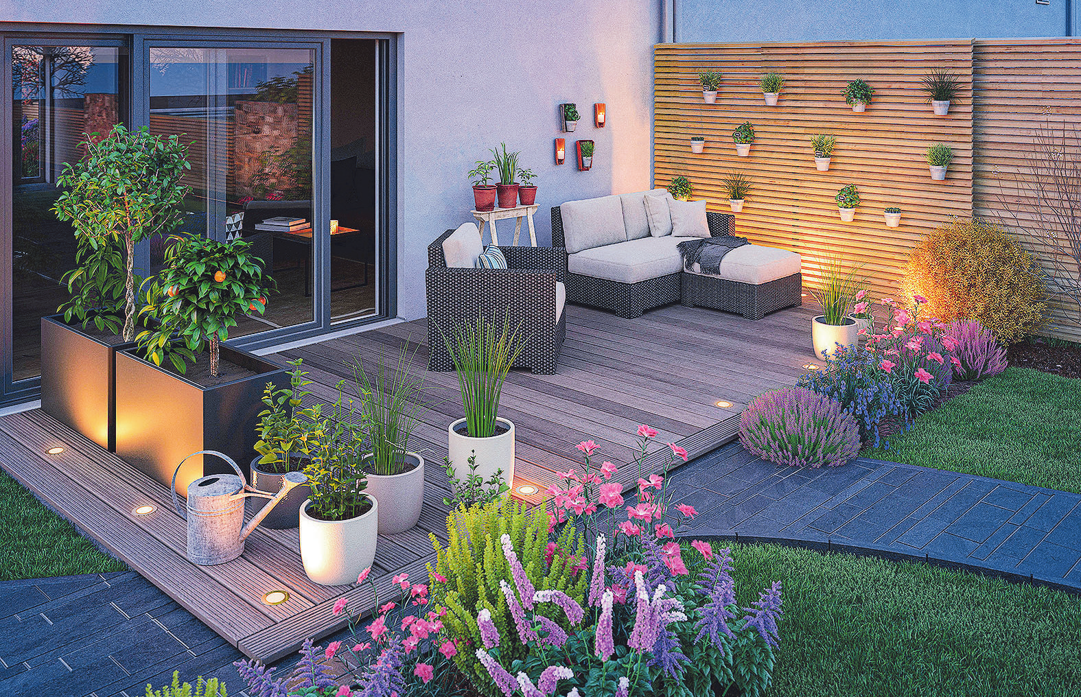 Lichtakzente für den Garten